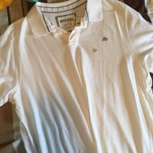 Aeropostale White Polo XXL NWT
